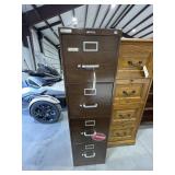 Metal 4-Drawer File Cabinet 15"L x 29"W x 53"H -