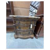3-Drawer Side Table 34"L x 21"W x 32"H