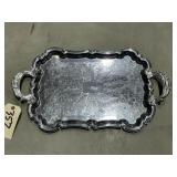 Sheltonware Silver Toned Serving Tray