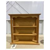 Wood 3 Tiered Display Shelf 16"x16"