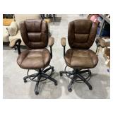 2 - Swivel Adj Height Bar Stools