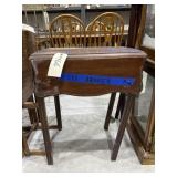 Small Drop Leaf Table 22"L x 30"W x 27"H