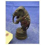 Cast Iron Elephant Coin Bank