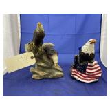 2 Pcs Battery Operated Eagle Statue