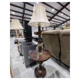 Floor Lamp w/Shade on Table