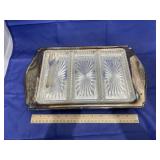 4 Pcs - Glass Serving Trays