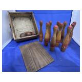 Wooden Mini Bowling Set in Box