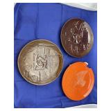3 pcs. Frankoma Pottery Collector Plates