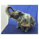 Ceramic elephant statue