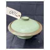 Frankoma Pottery Bowl w/Lid