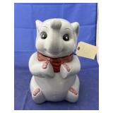 Ceramic Elephant Cookie Jar