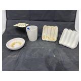 4 Pcs - Frankoma Pottery Cups & More