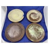 4 pcs. Frankoma Pottery Collector Plates