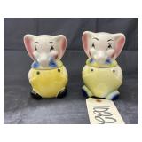 2 pcs. Ceramic Elephant Trinket Boxes