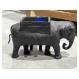 Cast Iron Elephant Cigarette Dispenser