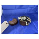 Trinket Box w/Beaded Jewelry