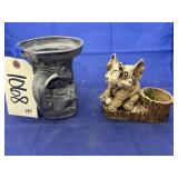 2 pcs. Elephant plant stand & dï¿½cor