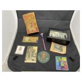 A pile of assorted elephant memorabilia