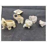 5 - Elephant Figurines