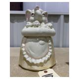 Ceramic Elephant Cookie Jar