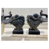 2 Pcs - Elephant Bookends