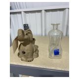 Royal Elephant Planter & Den Fynske Decanter