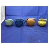 Frankoma Pottery Cups and Pitchers