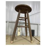 Wooden Stool 24"H
