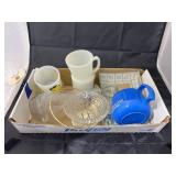 Box of Assorted Mugs & Glassware