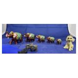 Bag of Assorted Elephant Figurines