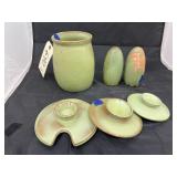 6 Pcs - Frankoma Canisters - Salt/Peppers