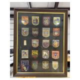Framed Military Patches