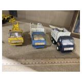 3 Pcs - Tonka - Dump Truck - Tow Truck