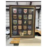 Framed Military Patches