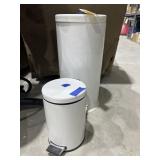 2 - Metal Trash Cans