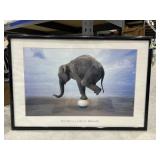 Framed Poster "The Key to Life is Balance"