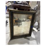 Framed wall mirror