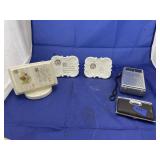 5 pcs. Vintage binoculars, radio, and more