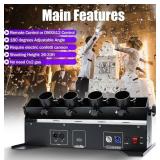 Confetti Launcher- Remote/DMX Control, 4 Shot Elec