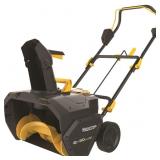Yardworks 20' 40 Volt Single-Stage Cordless Snow
