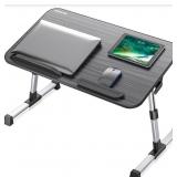 Laptop Bed Tray Table, Adjustable, Foldable, Black