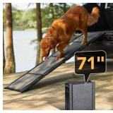 PetThem Foldable Dog Car Ramp- Durable, Lightweigh