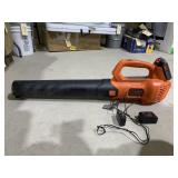 Black & Decker 20V Cordless 320 CFM Leaf Blower- B