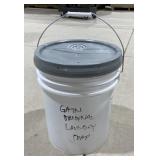 5 Gallon White Bucket - Gain Original Laundry Dete
