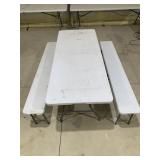 3 Count Table Lot, (1) Peakform 6 Ft Plastic Foldi