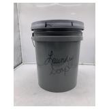5 Gallon Grey Bucket Generic Laundry Soap