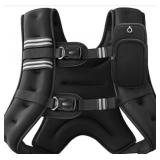 Zelus Weighted Vest, 20 lb, Reflective Stripe for