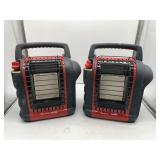 2 Ct. Mr. Heater Portable Buddy Camp Propane Heate