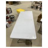Peakform 6 Ft Plastic Folding Table with Carrying