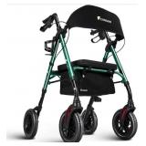 Flying Joy Rollator Walker With Seat & Brakes, 300